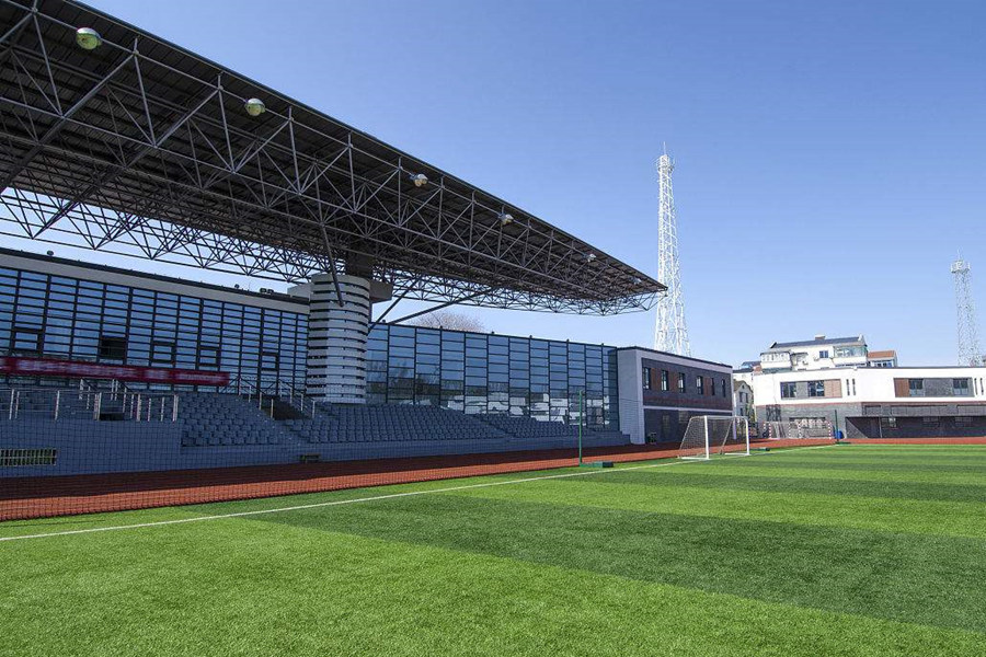 诸城体育场看台网架工程